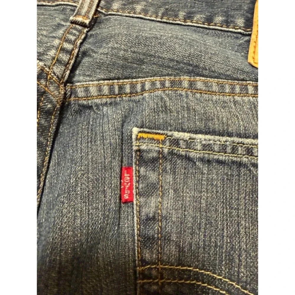 Levis 559‎ Relaxed Straight Jeans Mens 36x30 Blue Medium Wash Denim 00559-0442